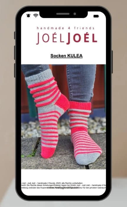 Socken Kulea - ANLEITUNG von JOÉL JOÉL jetzt online kaufen bei OONIQUE