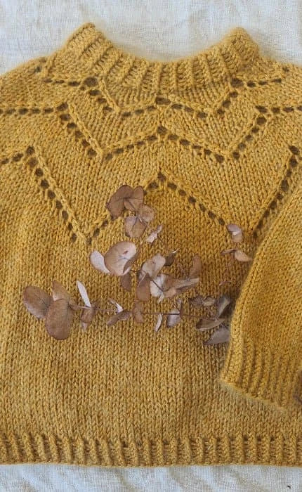 Feder Kinderpullover - COOL WOOL BIG & SILKHAIR - Strickset von STROFF jetzt online kaufen bei OONIQUE