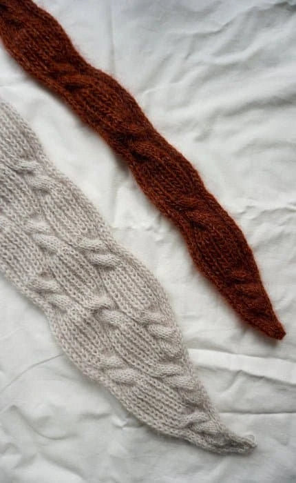 Minou Schal - SUNDAY & SILKHAIR - Strickset von KNITTING DEER jetzt online kaufen bei OONIQUE