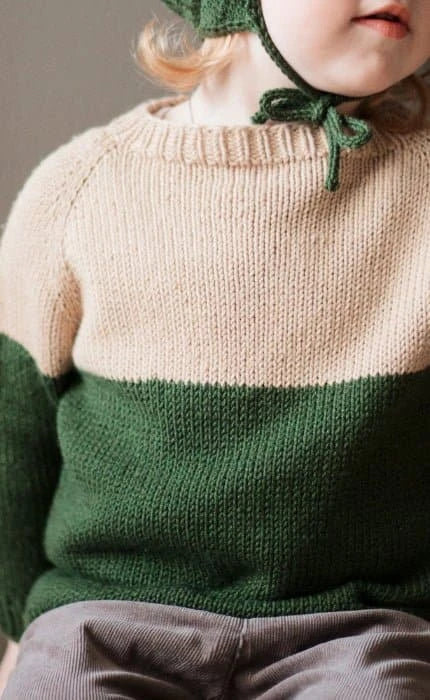 Aller Anfang ist Leicht - Kinderpullover - COOL WOOL BIG - Strickset von STROFF jetzt online kaufen bei OONIQUE
