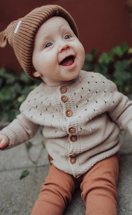 Glück Babyjacke - COOL WOOL - Strickset von STROFF jetzt online kaufen bei OONIQUE