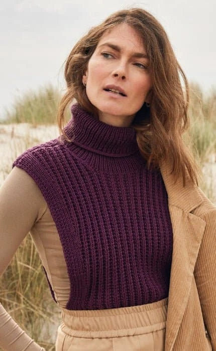 Rollkragen-Einsatz - COOL WOOL BIG - Strickset von LANA GROSSA jetzt online kaufen bei OONIQUE