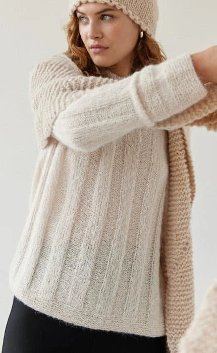 Pullover mit Biesen - SETASURI - Strickset von LANA GROSSA jetzt online kaufen bei OONIQUE