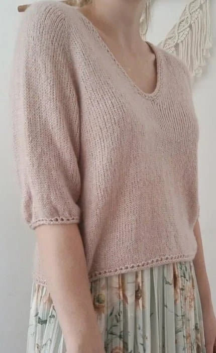 Back2Summer Blouse - ECOPUNO - Strickset von ANNA STRICKT jetzt online kaufen bei OONIQUE