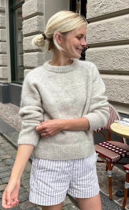 Monday Sweater - SUNDAY & TYNN SILK MOHAIR - Strickset von PETITE KNIT jetzt online kaufen bei OONIQUE
