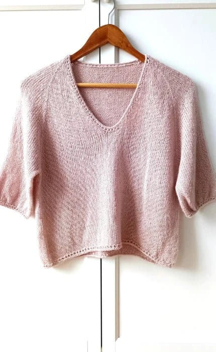 Back2Summer Blouse - ECOPUNO - Strickset von ANNA STRICKT jetzt online kaufen bei OONIQUE