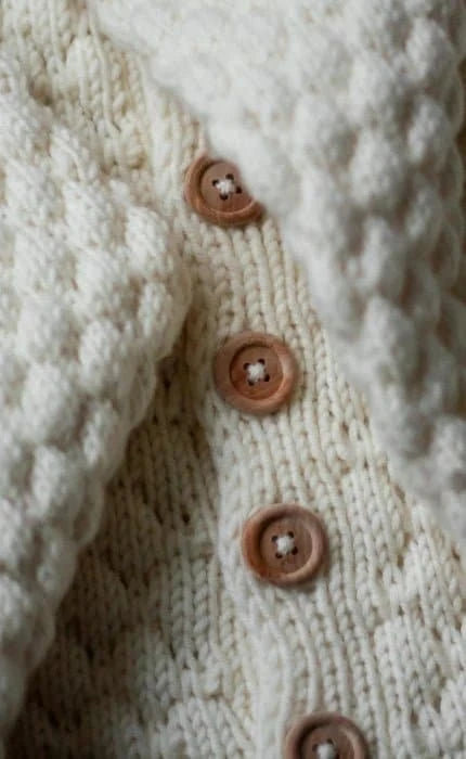 Butterblume Kinderjacke - COOL WOOL BIG - Strickset von STROFF jetzt online kaufen bei OONIQUE