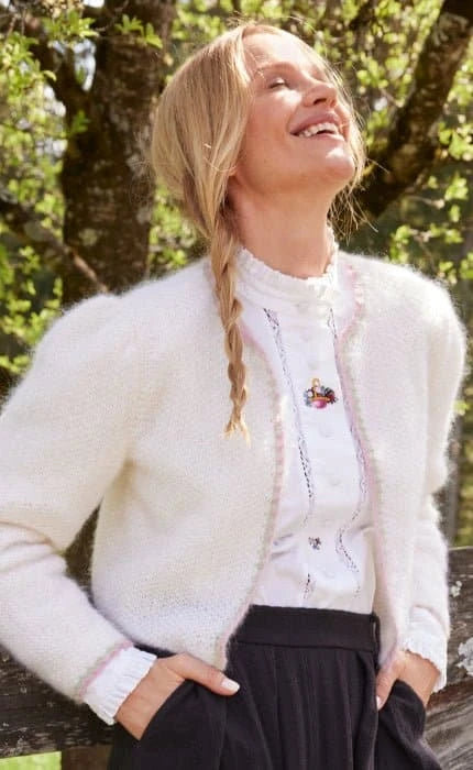 Jacke mit Perlmuster - SILKHAIR - Strickset von LANA GROSSA jetzt online kaufen bei OONIQUE