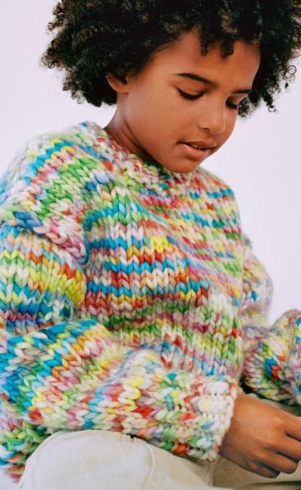Pullover Glatt rechts - CONFETTI - Strickset - OONIQUE