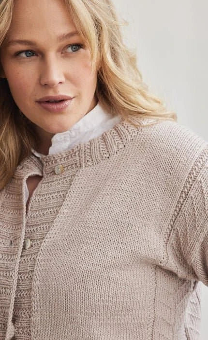 Jacke im Strukturmuster - COOL WOOL BIG - Strickset von LANA GROSSA jetzt online kaufen bei OONIQUE