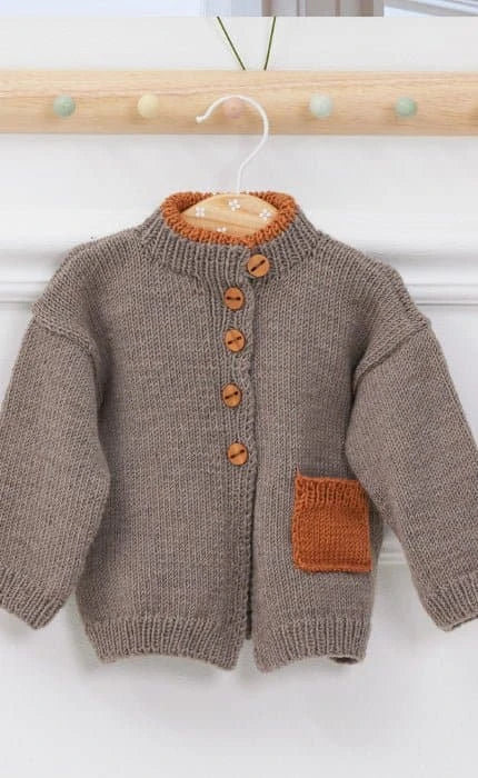 Cardigan mit Tasche - COOL WOOL - Strickset von LANA GROSSA jetzt online kaufen bei OONIQUE
