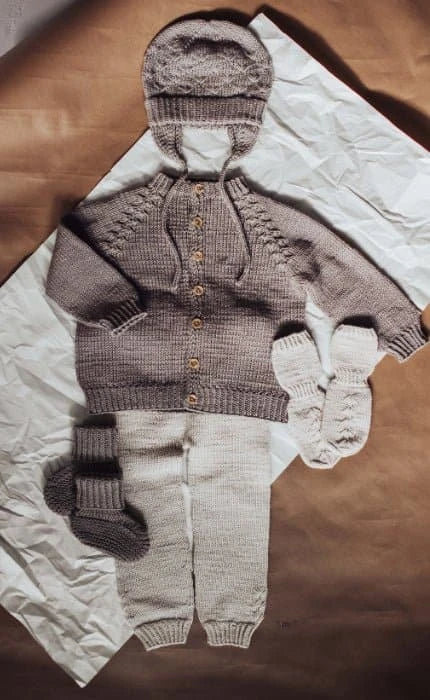 Nikita Kinderjacke - COOL WOOL BIG - Strickset von STROFF jetzt online kaufen bei OONIQUE