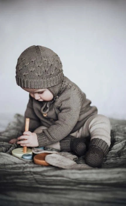 Nikita Kinderjacke - COOL WOOL BIG - Strickset von STROFF jetzt online kaufen bei OONIQUE