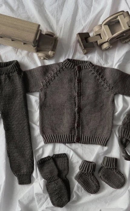Nikita Kinderjacke - COOL WOOL BIG - Strickset von STROFF jetzt online kaufen bei OONIQUE