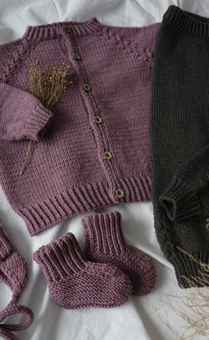 Nikita Kinderjacke - COOL WOOL BIG - Strickset von STROFF jetzt online kaufen bei OONIQUE