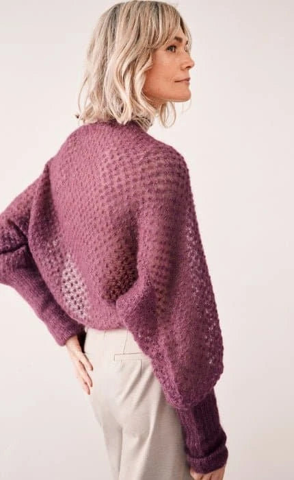 Ärmelschal mit Rosenmuster - SILKHAIR - Strickset von LANA GROSSA jetzt online kaufen bei OONIQUE