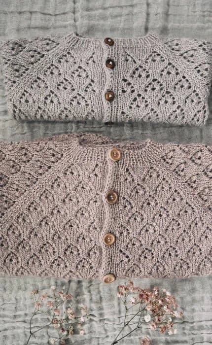 Amsel Kinder Jacke - COOL WOOL - Strickset von STROFF jetzt online kaufen bei OONIQUE