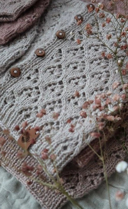 Amsel Kinder Jacke - COOL WOOL - Strickset von STROFF jetzt online kaufen bei OONIQUE