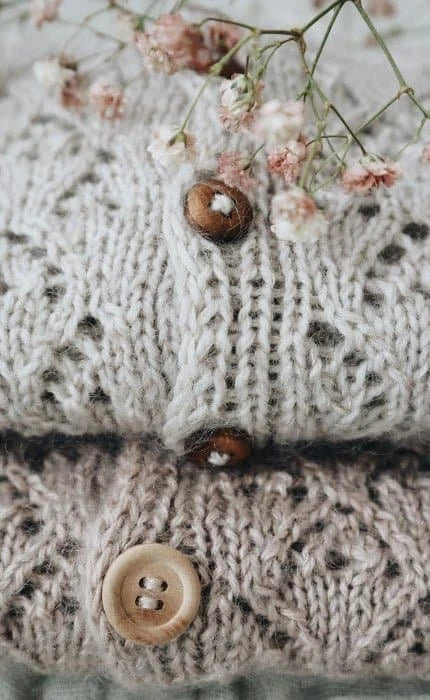 Amsel Kinder Jacke - COOL WOOL - Strickset von STROFF jetzt online kaufen bei OONIQUE