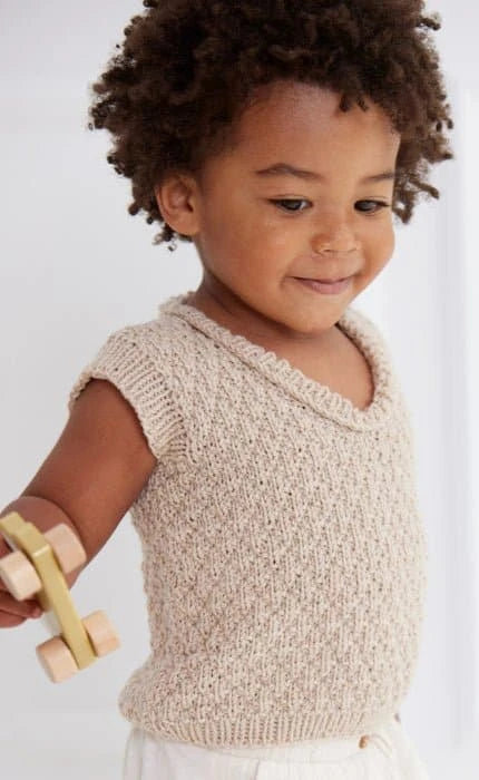 Pullunder mit Strukturmuster - COOL WOOL BIG - Strickset von LANA GROSSA jetzt online kaufen bei OONIQUE