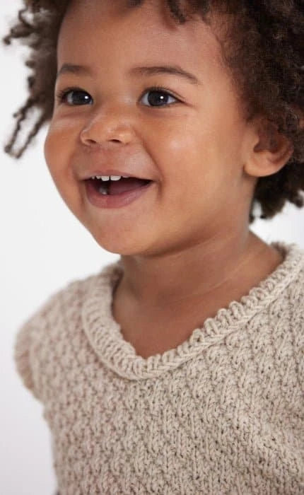 Pullunder mit Strukturmuster - COOL WOOL BIG - Strickset von LANA GROSSA jetzt online kaufen bei OONIQUE