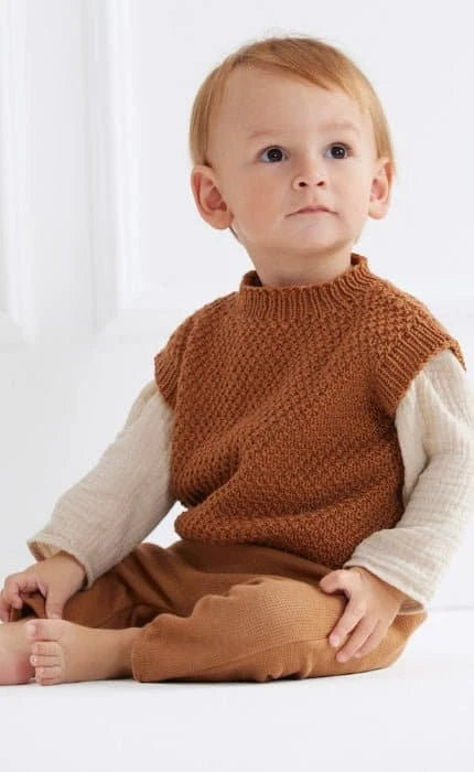 Pullunder mit Perlmuster - COOL WOOL - Strickset von LANA GROSSA jetzt online kaufen bei OONIQUE