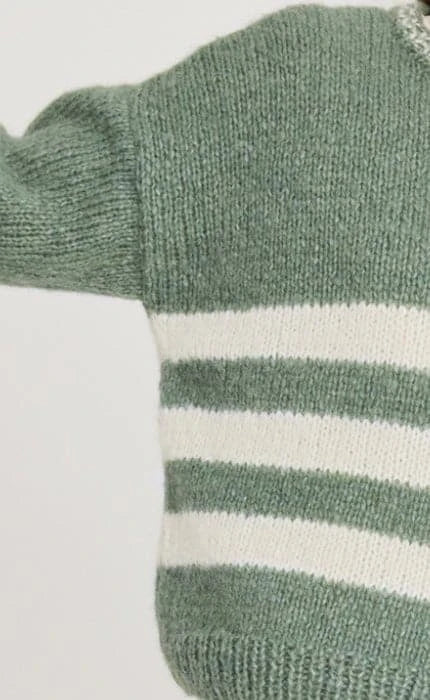 Pullover mit Streifen - ALPACA AIR - Strickset von LANA GROSSA jetzt online kaufen bei OONIQUE