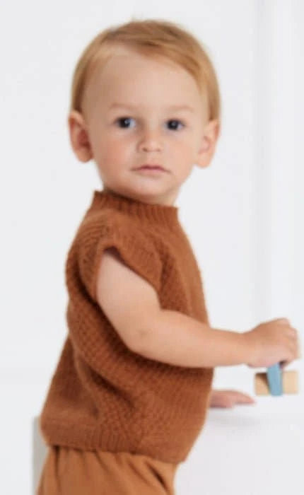 Pullunder mit Perlmuster - COOL WOOL - Strickset von LANA GROSSA jetzt online kaufen bei OONIQUE