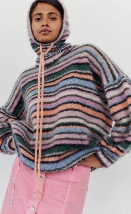 Ringelpullover glatt rechts - SILKHAIR - Strickset von LANA GROSSA jetzt online kaufen bei OONIQUE