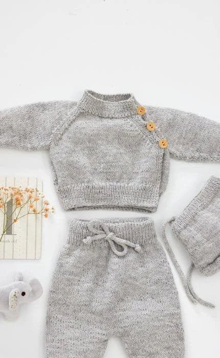 Wickeljäckchen - COOL WOOL BABY - Strickset von LANA GROSSA jetzt online kaufen bei OONIQUE