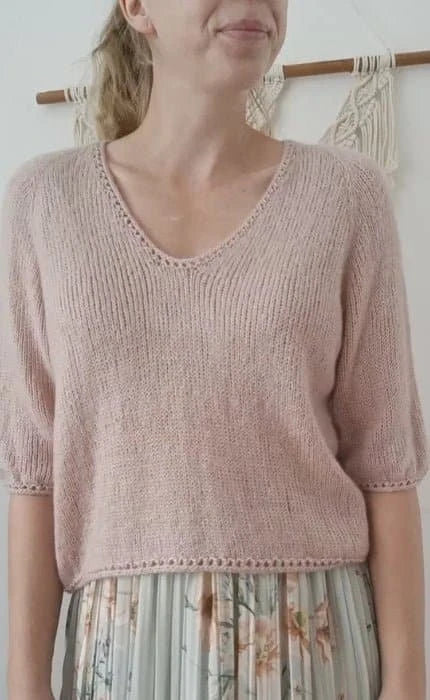 Back2Summer Blouse - ECOPUNO - Strickset von ANNA STRICKT jetzt online kaufen bei OONIQUE