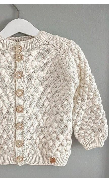 Butterblume Kinderjacke - COOL WOOL BIG - Strickset von STROFF jetzt online kaufen bei OONIQUE