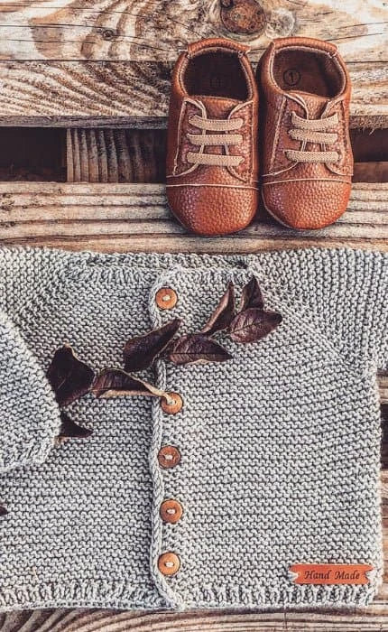 Ari Kinder Jacke - COOL WOOL BIG - Strickset von STROFF jetzt online kaufen bei OONIQUE