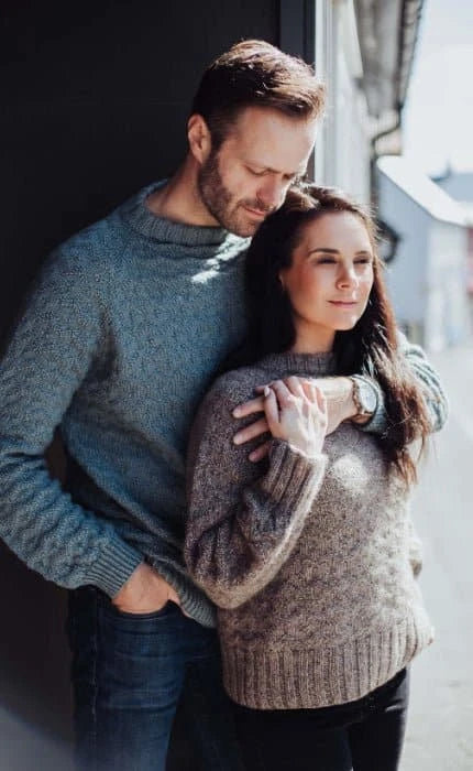 Ava Damenpullover - COOL WOOL BIG & SILKHAIR - Strickset von STROFF jetzt online kaufen bei OONIQUE