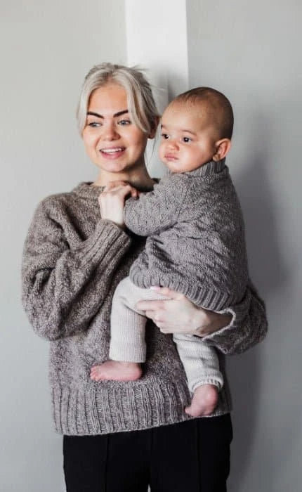 Ava Damenpullover - COOL WOOL BIG & SILKHAIR - Strickset von STROFF jetzt online kaufen bei OONIQUE