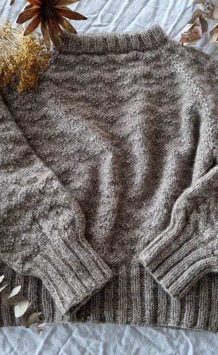 Ava Damenpullover - COOL WOOL BIG & SILKHAIR - Strickset von STROFF jetzt online kaufen bei OONIQUE