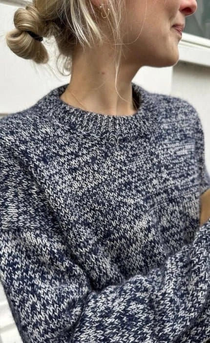 Melange Sweater - SUNDAY- Strickset von PETITE KNIT jetzt online kaufen bei OONIQUE
