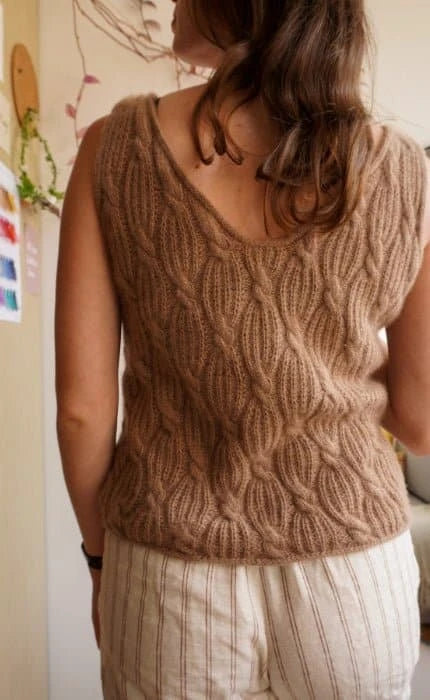 Minou Top - CASHMERE CLASSIC - Strickset von KNITTING DEER jetzt online kaufen bei OONIQUE