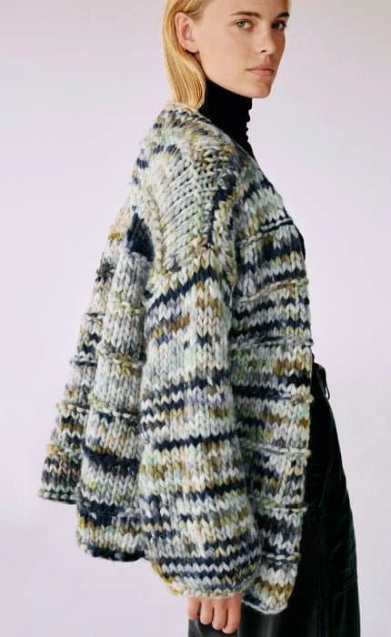 Cardigan im Strukturmuster - CONFETTI - Strickset - OONIQUE