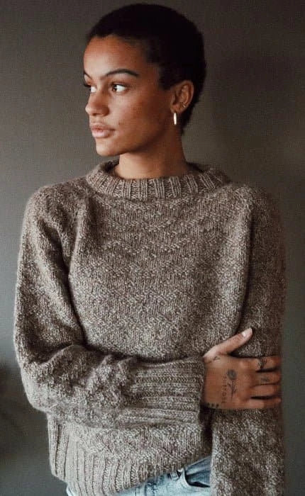 Ava Damenpullover - COOL WOOL BIG & SILKHAIR - Strickset von STROFF jetzt online kaufen bei OONIQUE