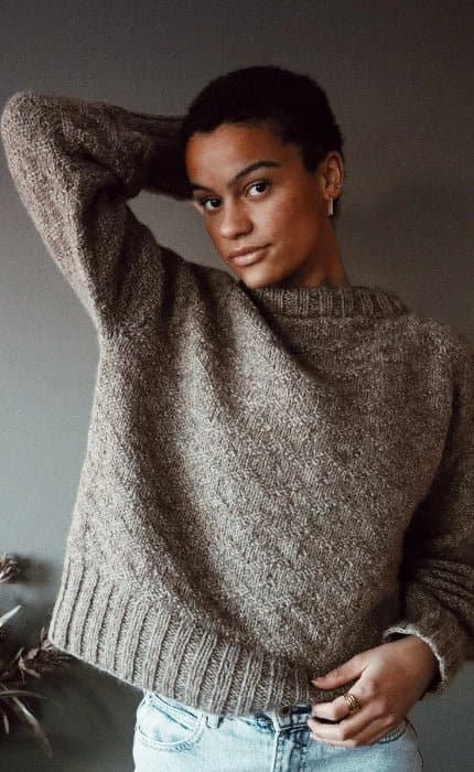 Ava Damenpullover - COOL WOOL BIG & SILKHAIR - Strickset von STROFF jetzt online kaufen bei OONIQUE