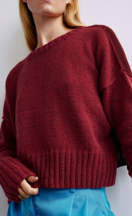 Kurzer Pullover - CASHMERE 16 FINE - Strickset von LANA GROSSA jetzt online kaufen bei OONIQUE