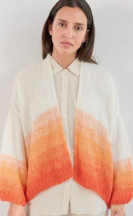 Cardigan mit Blendenmuster - SETASURI - Strickset von LANA GROSSA jetzt online kaufen bei OONIQUE