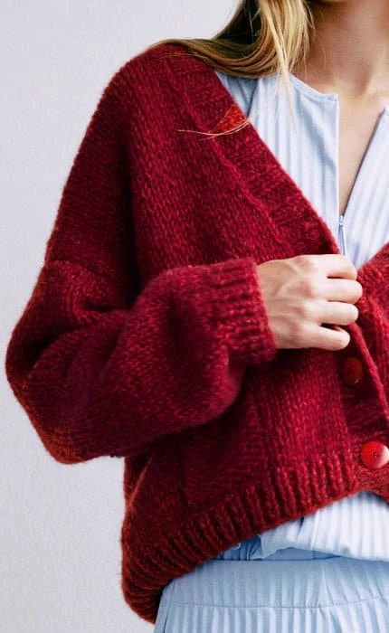 Jacke mit Taschen - ECOPUNO CHUNKY - Strickset von LANA GROSSA jetzt online kaufen bei OONIQUE