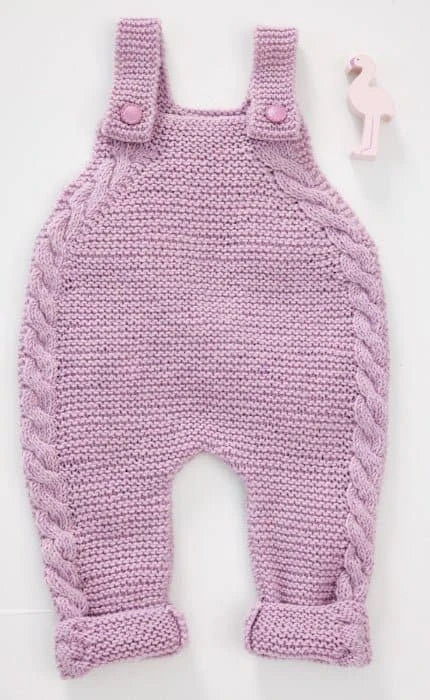 Latzhose mit Zopfmuster - COOL WOOL - Strickset von LANA GROSSA jetzt online kaufen bei OONIQUE