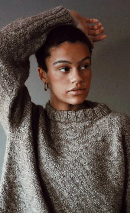 Ava Damenpullover - COOL WOOL BIG & SILKHAIR - Strickset von STROFF jetzt online kaufen bei OONIQUE