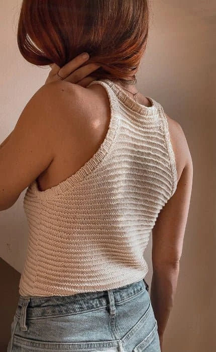 Purltank - MANDARIN PETIT - Strickset von KNITHARINA jetzt online kaufen bei OONIQUE