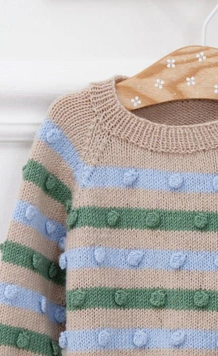 Wickeljacke mit Noppenmuster - COOL WOOL BABY - Strickset von LANA GROSSA jetzt online kaufen bei OONIQUE