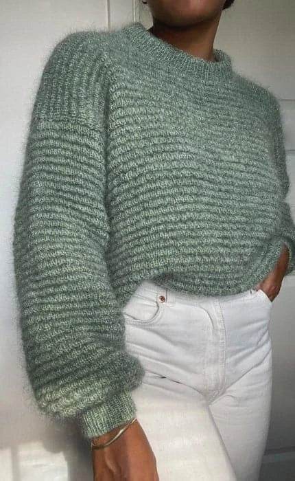 Sharpei Sweater - ECOPUNO & SILKHAIR - Strickset von CRÉADIA STUDIO jetzt online kaufen bei OONIQUE