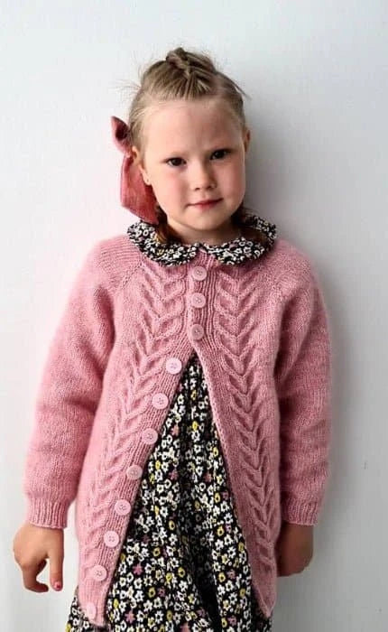 Björk Cardigan für Kinder - COOL WOOL BIG - Strickset von STROFF jetzt online kaufen bei OONIQUE